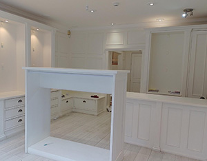 View of 10 Swinegate from inside, lots of white cabinets and a light wood floor