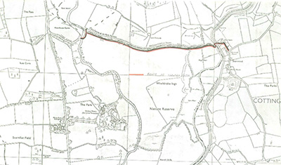 DMMO Register location map for 001: Ings Bridge to Storwood.