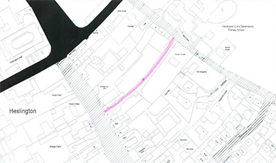 DMMO Register location map for 017: Talley Alley Main Street to School Lane.