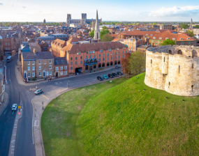 Cliffords tower and Castlegate