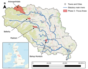 map of ousewem catchment area